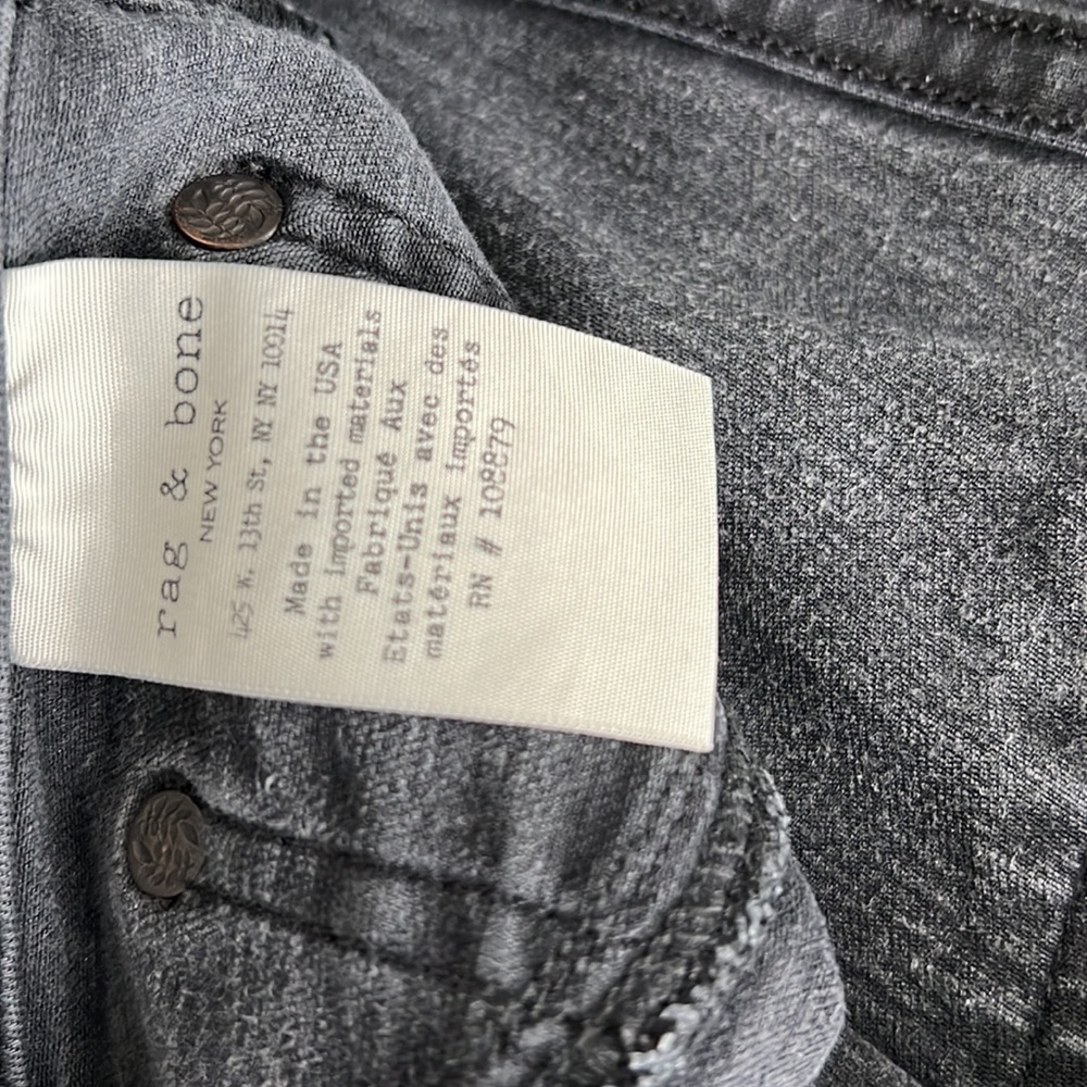 {rag & bone} High Rise Skinny Jean - Picture 9 of 10